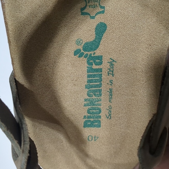 BioNatura Leather Ankle Strap women's Sandals Size 40/9 - Picture 5 of 8